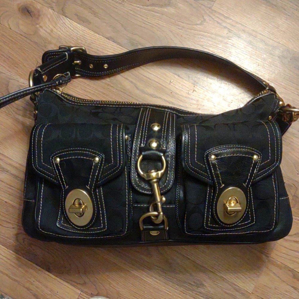 Coach Legacy 65th Anniversary Limited Edition Black Leather Satchel #G06k-10342